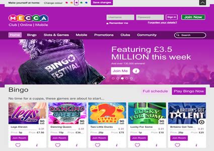 meccabingo com free slots|Mecca Bingo.